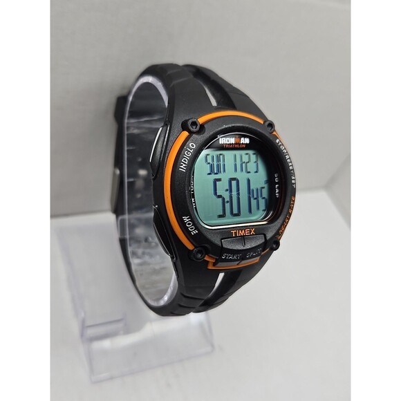 Timex Ironman T5K143 Heart Rate 50 Lap Digital Sport Watch WR100M New Battery - Picture 3 of 11